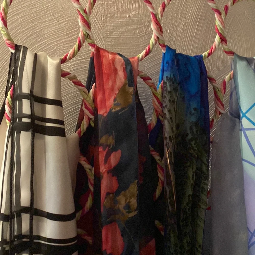 NWOT Two Hanging Closet Organizers - Holds scarves, ties, belts, etc.